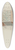 Randolph F. Miller - Keystone, Painted 39.3 inch art pintail longboard deck