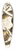 Sir Andrew Smith - Bucephalus Capensis 39.3 inch art pintail longboard deck