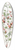Sydenham Edwards - Three-coloured Tropaeolum 39.3 inch art pintail longboard deck