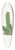 Sydenham Edwards - Two-rowed Angraecum 39.3 inch art pintail longboard deck