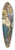 Udo Keppler - Money talks 39.3 inch art pintail longboard deck