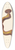 William H. Edwards - Carpenters Brace 39.3 inch art pintail longboard deck