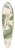 William Jackson Hooker - Pachysandra coriacea 39.3 inch art pintail longboard deck