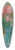 William James Glackens - Gladiolas In Green Glass Vase 39.3 inch art pintail longboard deck