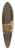 William Jones of Bath - A still life with peaches and a plum on a pewter plate on a ledge 39.3 inch art pintail longboard deck