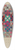 William P. Shearwood - Quilt 39.3 inch art pintail longboard deck