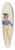 Will R. Barnes - Boys 39.3 inch art pintail longboard deck