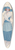 Will R. Barnes - Gingham girl, 2 39.3 inch art pintail longboard deck