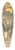 Willy Sluiter - De Vlaamsche Leeuw 39.3 inch art pintail longboard deck