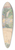 Zygmunt Waliszewski - Pierotka and Harlequin 39.3 inch art pintail longboard deck