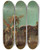 Triptych art skateboard deck of Hans Makart Entwurf Zum Festzug 1879 Die Genossenschaft Der Grohndler by Hans Makart (1840-1884)