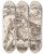 Triptych art skateboard deck of Jean Le Pautre Frieze With Acanthus Scrolls And A Man Fighting A Lion by Jean Le Pautre (1618-1682)