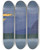 Triptych art skateboard deck of Nicholas Roerich Sunset The Castle Mount by Nicholas Roerich (1874-1947)