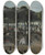 Triptych art skateboard deck of Cndido Lopez Vista Interior De Curuz Mirado De Aguas Arriba by Candido Lopez (1840-1902)