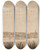 Triptych art skateboard deck of Aelbert Cuyp Panoramic View Of Dordrecht And The River Maas by Aelbert Cuyp (1620-1691)
