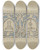 Triptych art skateboard deck of Ferdinand Fellner Book Ornament Upper Edge by Ferdinand Fellner (1799-1859)