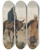 Triptych art skateboard deck of Raffaello Sorbi Flucht Nach Gypten_1 by Raffaello Sorbi (1844-1931)