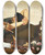 Triptych art skateboard deck of Lawrence Almatadema La Siesta O Escena Pompeyana by Lawrence Alma-Tadema (1836-1912)
