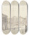 Triptych art skateboard deck of James Barry Rome A View Of The Arch Of Constantine With Other Ruins by James Barry (1741-1806)