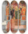 Triptych art skateboard deck of Filippino Lippi Esther Choisie Par Assurus by Filippino Lippi (1457-1504)