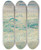 Triptych art skateboard deck of Otto Sinding Ice Floes In The Arctic Ocean by Otto Sinding (1842-1909)