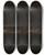Triptych art skateboard deck of Cndido Lopez Yatayt Cor 2 De Julio De 1866 by Candido Lopez (1840-1902)