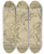 Triptych art skateboard deck of Ludwig Michael Schwanthaler Antikisiertes Kampfgeschehen by Ludwig Michael Schwanthaler (1802-1848)