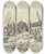 Triptych art skateboard deck of Fritz Bamberger Heimkehrende Fischer Am Strand by Fritz Bamberger (1814-1873)