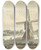 Triptych art skateboard deck of Jan De Beijer Gezicht Op Tienhoven En Het Huis Herlaar by Jan de Beijer (1703-1780)
