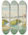 Triptych art skateboard deck of Franz Gerasch Die Radetzkybrcke Ber Den Wienfluss Mit Seiner Ausmndung In Die Donau by Franz Gerasch (1826-1906)