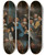 Triptych art skateboard deck of Bartholomeus Van Der Helst Banquet At The Crossbowmens Guild In Celebration Of The Treaty Of Mnster by Bartholomeus van der Helst (1613-1670)