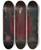 Triptych art skateboard deck of Edwin Austin Abbey King Lear Act I Scene I by Edwin Austin Abbey (1852-1911)