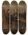 Triptych art skateboard deck of Hans Thoma Lndliche Musikkapelle by Hans Thoma (1839-1924)
