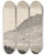 Triptych art skateboard deck of Henry Swinburne View Of The Cappuccini Mount The Po River And The Bridge From The Road To The Palentine by Henry Swinburne (1743-1803)
