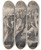 Triptych art skateboard deck of James Barry Elysium And Tartarus Or The State Of Final Retribution by James Barry (1741-1806)