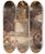 Triptych art skateboard deck of Lon Franois Comerre Ltude Des Sciences Et Des Arts by Leon Francois Comerre (1850-1916)