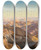 Triptych art skateboard deck of Markus Pernhart A Panorama From The Mangart In The Julian Alps 1 by Markus Pernhart (1824-1871)