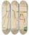 Triptych art skateboard deck of Edvard Munch Four Girls In Sgrdstrand by Edvard Munch (1863-1944)