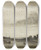 Triptych art skateboard deck of Lambert Doomer View Of Cowes Harbour Isle Of Wight by Lambert Doomer (1623-1700)