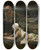 Triptych art skateboard deck of Mariano Fortuny Marsal Hindu Snake Charmers by Mariano Fortuny Marsal (1838-1874)
