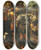 Triptych art skateboard deck of Master Of The Antwerp Adoration Epiphany by Master Of The Antwerp Adoration (1500-1520)