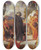 Triptych art skateboard deck of Frederic Leighton Captive Andromache by Frederic Leighton (1830-1896)