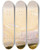 Triptych art skateboard deck of John Gully Mount Cook And The Tasman Glacier by John Gully (1819-1888)