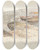 Triptych art skateboard deck of James Ward A Canopied Boat And Two Rowing Boats At A Jetty Inset Left A Pencil Study Of The Tintern Livestock Ferryboat by James Ward (1769-1859)