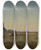 Triptych art skateboard deck of Franz Korwan Landscape With A Farmyard by Franz Korwan (1865-1942)