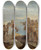 Triptych art skateboard deck of Joseph Parrocel Scenes From Ancient History_2 by Joseph Parrocel (1646-1704)