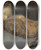 Triptych art skateboard deck of Johann Matthias Ranftl Auf Dem Rcken Liegender Toter Feldhase by Johann Matthias Ranftl (1804-1854)