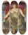 Triptych art skateboard deck of Hans Makart Allegory Of The Law And Truth Of Representation by Hans Makart (1840-1884)