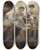 Triptych art skateboard deck of Edward Calvert Ulysses And The Sirens by Edward Calvert (1799-1883)