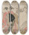Triptych art skateboard deck of Toyokuni Utagawa Courtesans Of The Giya On A Spring Outing by Toyokuni Utagawa (1769-1825)